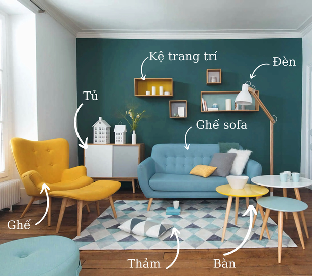Thiết kế phòng khách theo phong cách Retro với 7 món nội thất đang được sale tới 48% - Ảnh 1. Thiết kế phòng khách theo phong cách Retro với 7 món nội thất đang được sale tới 48% - Ảnh 1.