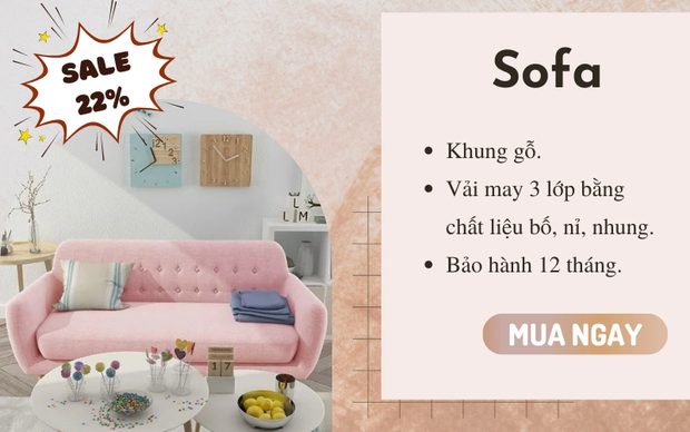Thiết kế phòng khách theo phong cách Retro với 7 món nội thất đang được sale tới 48% - Ảnh 2. Thiết kế phòng khách theo phong cách Retro với 7 món nội thất đang được sale tới 48% - Ảnh 2.