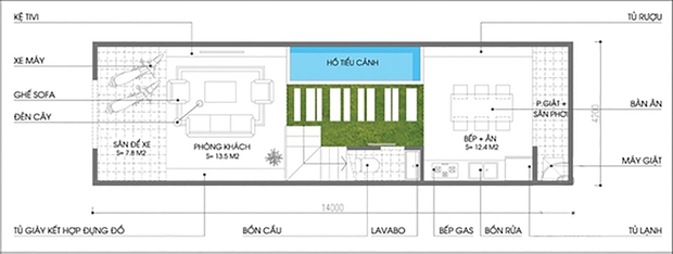 Tư vấn thiết kế căn nhà ống điển hình với 6 phòng ngủ - Ảnh 1.